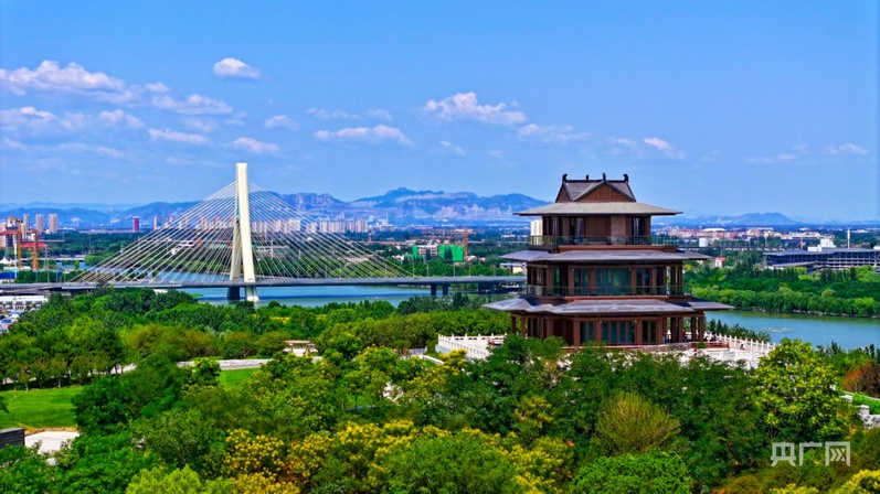 太平河片區(qū)風(fēng)景如畫(央廣網(wǎng)記者 李瑤 攝)